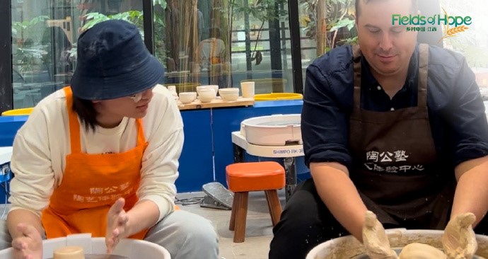 The art of making pottery