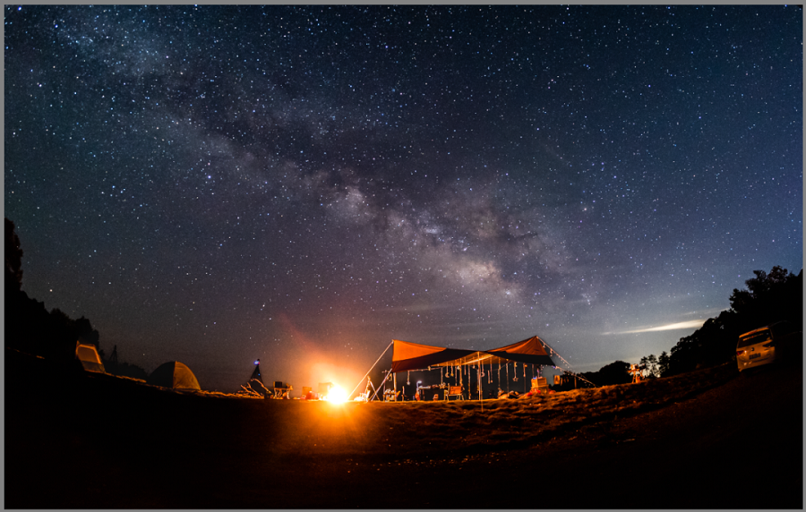 Beautiful starry sky! Have you ever seen such a Jingdezhen?