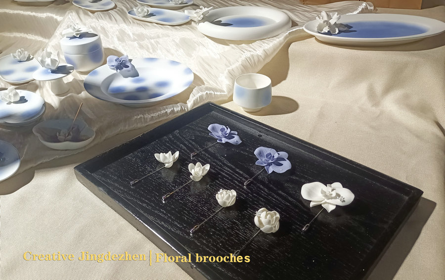 Creative Jingdezhen | Floral brooches