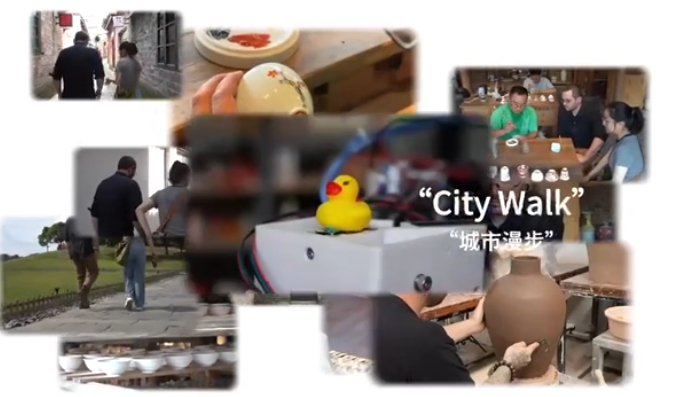 Michael May is having a “city Walk”