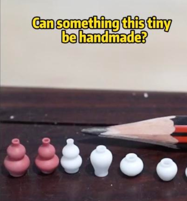 Tiny ceramic art: unbelievably small, incredibly detailed