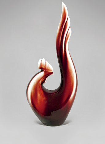 Meet the Museum(219) Lang kiln red glaze holy chicken#千馆之城看新区