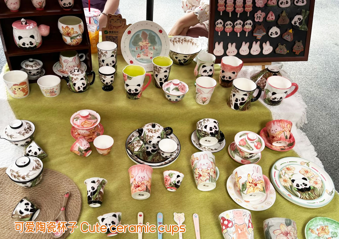 Cute ceramic cups