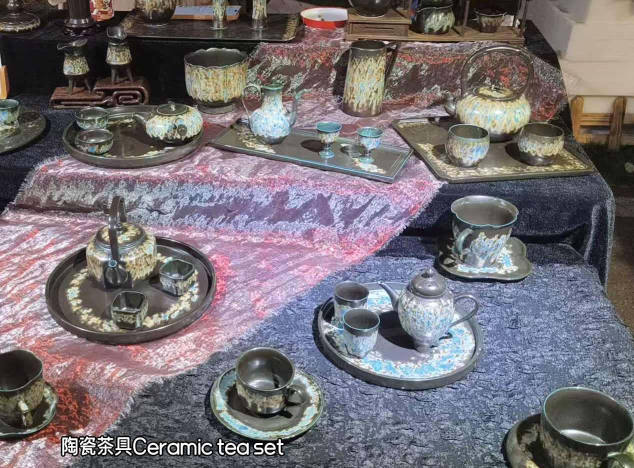 Ceramic tea set