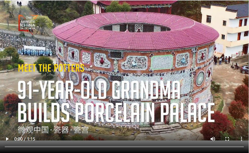 91-year-old porcelain craftswoman builds a 